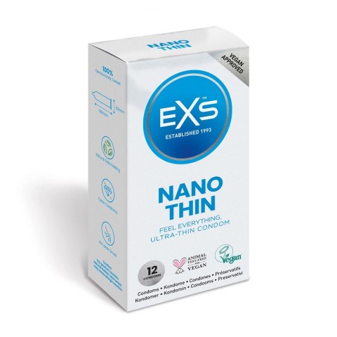 Prezerwatywy Nano cienkie 12 sztuk EXS EXS Prezerwatywy Nano cienkie 12 sztuk EXS EXS