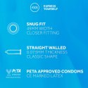 Prezerwatywy Snug Fit 100 sztuk EXS EXS