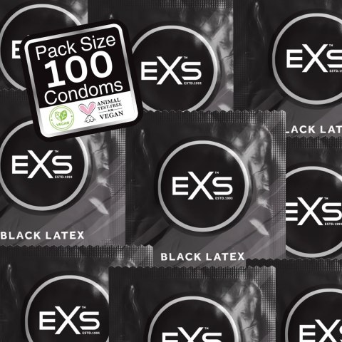 Prezerwatywy czarne 100 szt EXS EXS Prezerwatywy czarne 100 szt EXS EXS