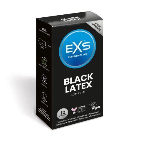 Prezerwatywy czarne 12 szt EXS EXS Prezerwatywy czarne 12 szt EXS EXS