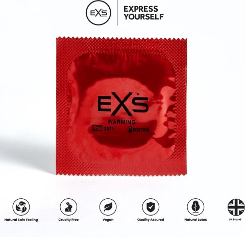 Prezerwatywy rozgrzewające 12 szt EXS EXS Prezerwatywy rozgrzewające 12 szt EXS EXS