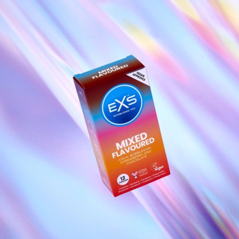 Prezerwatywy smakowe 12 szt EXS EXS Prezerwatywy smakowe 12 szt EXS EXS