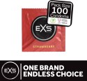Prezerwatywy truskawkowe 100 szt EXS EXS
