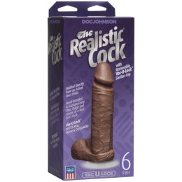 Doc Johnson - Dildo z jądrami i przyssawką 16 cm Doc Johnson