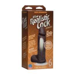Doc Johnson - Dildo z jądrami i przyssawką Ultraskyn 16 cm Doc Johnson