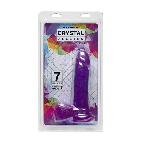 Doc Johnson - Realistyczne dildo z jądrami 20 cm Doc Johnson Doc Johnson - Realistyczne dildo z jądrami 20 cm Doc Johnson