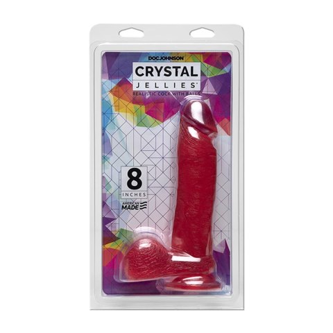 Doc Johnson - Realistyczne dildo z jądrami 20 cm Doc Johnson Doc Johnson - Realistyczne dildo z jądrami 20 cm Doc Johnson