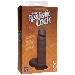 Doc Johnson - Realistyczne dildo z jądrami i przyssawką Ultraskyn Doc Johnson