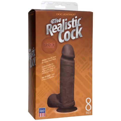 Doc Johnson - Realistyczne dildo z jądrami i przyssawką Ultraskyn Doc Johnson Doc Johnson - Realistyczne dildo z jądrami i przyssawką Ultraskyn Doc Johnson