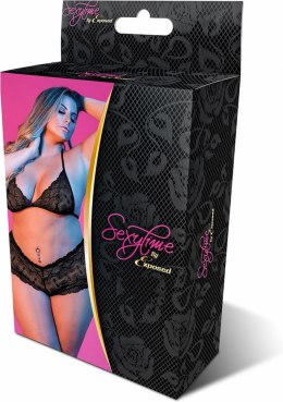 Magic Silk - Biustonosz trójkątny i komplet fig Cheeky - plus size Magic Silk