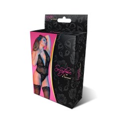 Magic Silk - Body z głębokim dekoltem LXL Magic Silk