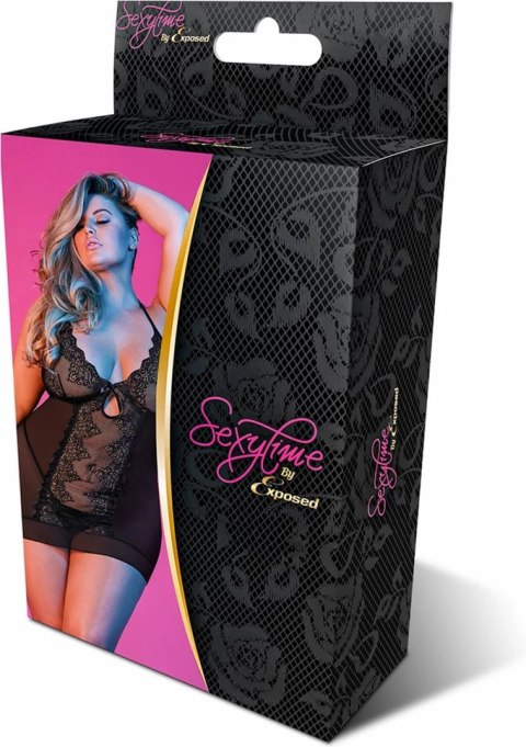 Magic Silk - Komplet koszula nocna i stringi - plus size Magic Silk Magic Silk - Komplet koszula nocna i stringi - plus size Magic Silk