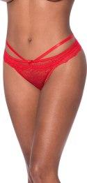 Magic Silk - Majtki na paskach z wycięciem LXL Magic Silk