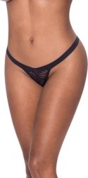 Magic Silk - Stringi z rozcięciem w kroku - S/M Magic Silk