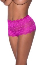 Magic Silk - Szorty z niskim stanem i rozcięciem w kroku - LXL Magic Silk