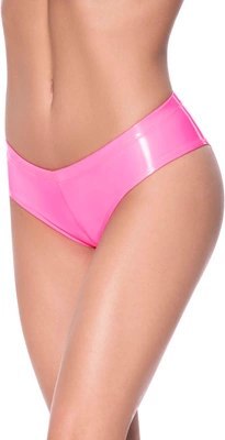 Magic Silk - Szorty z niskim stanem i rozcięciem w kroku - LXL Magic Silk