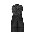Magic Silk - Babydoll z odkrytymi plecami + stringi - plus size Magic Silk