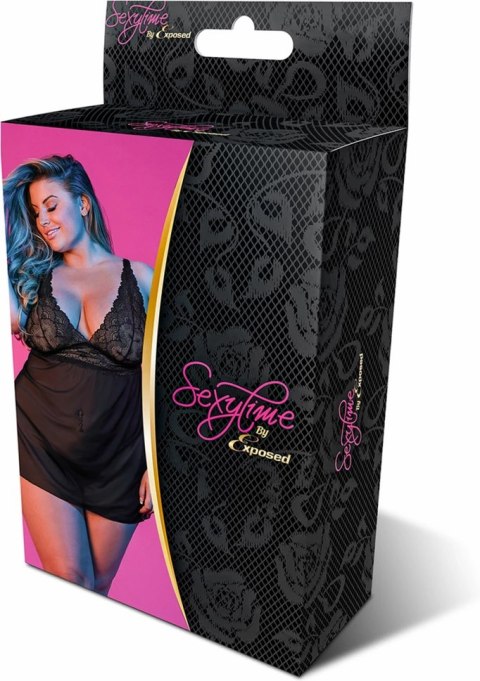 Magic Silk - Babydoll z otwartymi plecami - plus size Magic Silk Magic Silk - Babydoll z otwartymi plecami - plus size Magic Silk