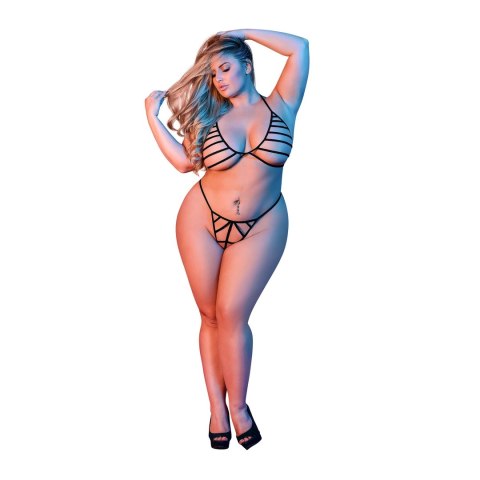 Magic Silk - Komplet biustonosz + stringi - plus size Magic Silk Magic Silk - Komplet biustonosz + stringi - plus size Magic Silk
