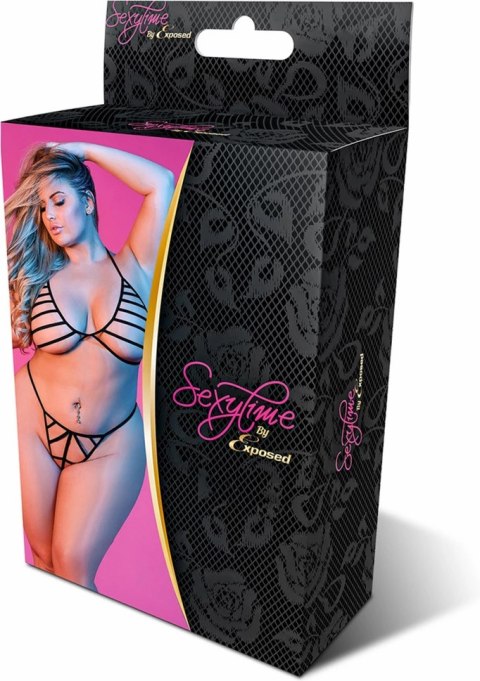 Magic Silk - Komplet biustonosz + stringi - plus size Magic Silk Magic Silk - Komplet biustonosz + stringi - plus size Magic Silk