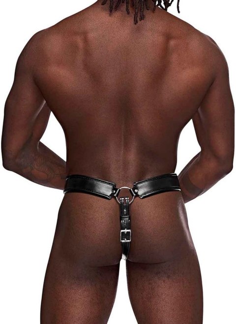 Stringi cnoty z imitacji skóry Taurus Male Power Male Power Stringi cnoty z imitacji skóry Taurus Male Power Male Power