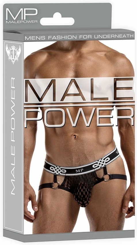 Stringi z otwartym tyłem Jock Ring SM Male Power Male Power Stringi z otwartym tyłem Jock Ring SM Male Power Male Power