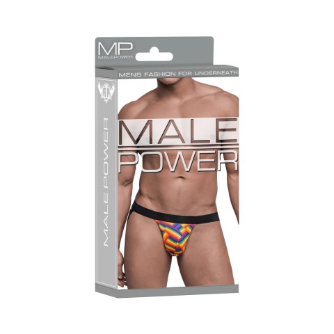 Stringi z otwartym tyłem Jock SM pride Male Power Male Power Stringi z otwartym tyłem Jock SM pride Male Power Male Power
