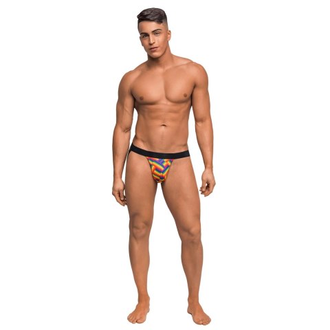 Stringi z otwartym tyłem Jock SM pride Male Power Male Power Stringi z otwartym tyłem Jock SM pride Male Power Male Power