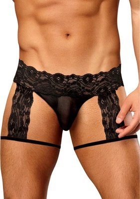 Stringi z ozdobnymi pasami LXL Male Power Male Power Stringi z ozdobnymi pasami LXL Male Power Male Power