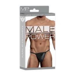 Stringi z przezroczystą kieszenią Male Power Male Power