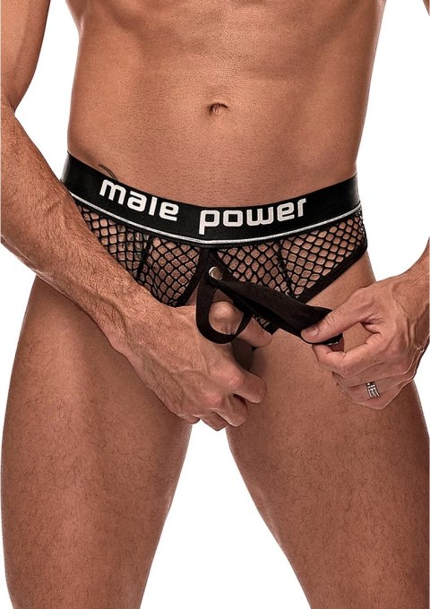 Stringi z siatki z kieszenią LXL Male Power Male Power Stringi z siatki z kieszenią LXL Male Power Male Power