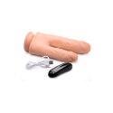 Curve Toys - Podwójne, silikonowe dildo do podwójnej penetracji - 20,5 cm Curve Toys