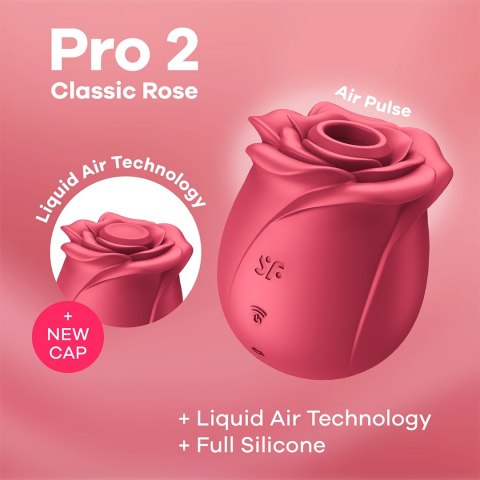 Satisfyer - Pulsacyjny wibrator klasyczna róża Pro 2 Satisfyer Satisfyer - Pulsacyjny wibrator klasyczna róża Pro 2 Satisfyer