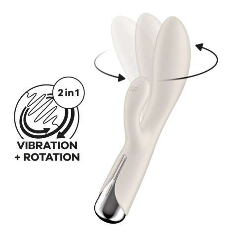 Satisfyer - Wibrator podwójny króliczek Spinning Satisfyer Satisfyer - Wibrator podwójny króliczek Spinning Satisfyer