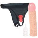 Doc Johnson - Dildo z uprzężą 20 cm Doc Johnson
