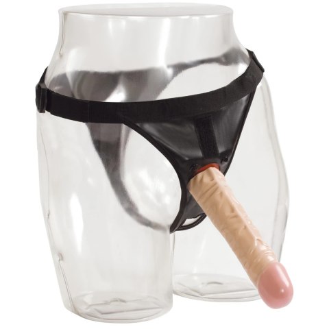 Doc Johnson - Dildo z uprzężą 20 cm Doc Johnson Doc Johnson - Dildo z uprzężą 20 cm Doc Johnson