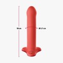 Fun Factory - Silikonowe Dildo Magnum 18,3 cm Czerwone Fun Factory