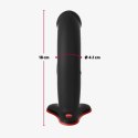 Fun Factory - Silikonowe Zakrzywione Dildo The Boss Czarne Fun Factory