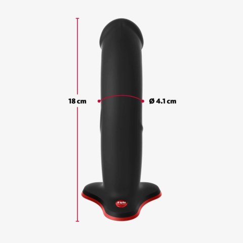 Fun Factory - Silikonowe Zakrzywione Dildo The Boss Czarne Fun Factory Fun Factory - Silikonowe Zakrzywione Dildo The Boss Czarne Fun Factory