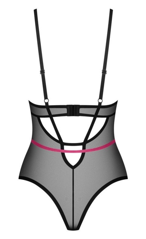 Obsessive - Seksowne Półprzezroczyste Body Z Różowymi Paseczkami Novenes M/L Obsessive Obsessive - Seksowne Półprzezroczyste Body Z Różowymi Paseczkami Novenes M/L Obsessive
