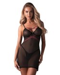 Obsessive - Seksowny 2-Częściowy Komplecik Bielizny Czarny Novenes XL/2XL Obsessive