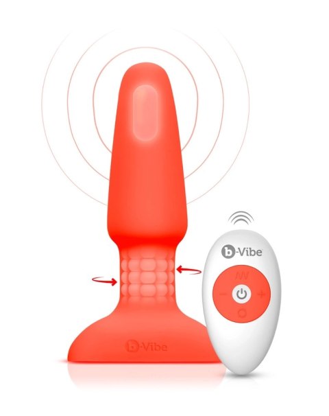 B-Vibe - Korek Analny Z Wibracjami I Pilotem Rimming 2 Pomarańczowy B-Vibe B-Vibe - Korek Analny Z Wibracjami I Pilotem Rimming 2 Pomarańczowy B-Vibe