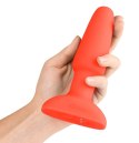 B-Vibe - Korek Analny Z Wibracjami I Pilotem Rimming 2 Pomarańczowy B-Vibe