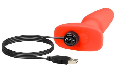 B-Vibe - Korek Analny Z Wibracjami I Pilotem Rimming 2 Pomarańczowy B-Vibe B-Vibe - Korek Analny Z Wibracjami I Pilotem Rimming 2 Pomarańczowy B-Vibe