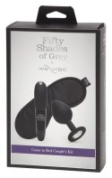 FSOG - 3-Częściowy Zestaw Mini Wibrator Korek Analny I Opaska Na Oczy Fifty Shades of Grey