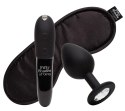 FSOG - 3-Częściowy Zestaw Mini Wibrator Korek Analny I Opaska Na Oczy Fifty Shades of Grey