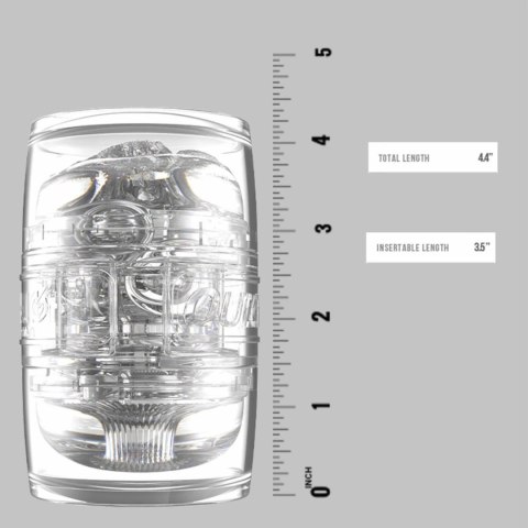 Fleshlight Toys - Przezroczysty Masturbator Ręczny Z Otworem Pochwy Lub Odbytu Fleshlight Fleshlight Toys - Przezroczysty Masturbator Ręczny Z Otworem Pochwy Lub Odbytu Fleshlight