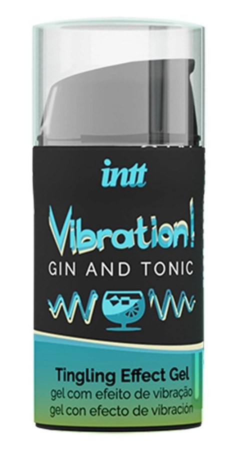 INTT - Żel Wibracyjny Z Efektem Mrowienia Gin z Toniciem 15 ml Intt INTT - Żel Wibracyjny Z Efektem Mrowienia Gin z Toniciem 15 ml Intt