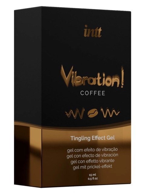 INTT - Żel Wibracyjny Z Efektem Mrowienia Kawowy 15 ml Intt INTT - Żel Wibracyjny Z Efektem Mrowienia Kawowy 15 ml Intt