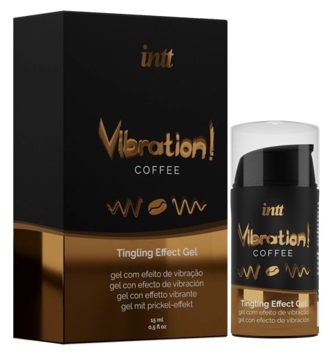 INTT - Żel Wibracyjny Z Efektem Mrowienia Kawowy 15 ml Intt INTT - Żel Wibracyjny Z Efektem Mrowienia Kawowy 15 ml Intt